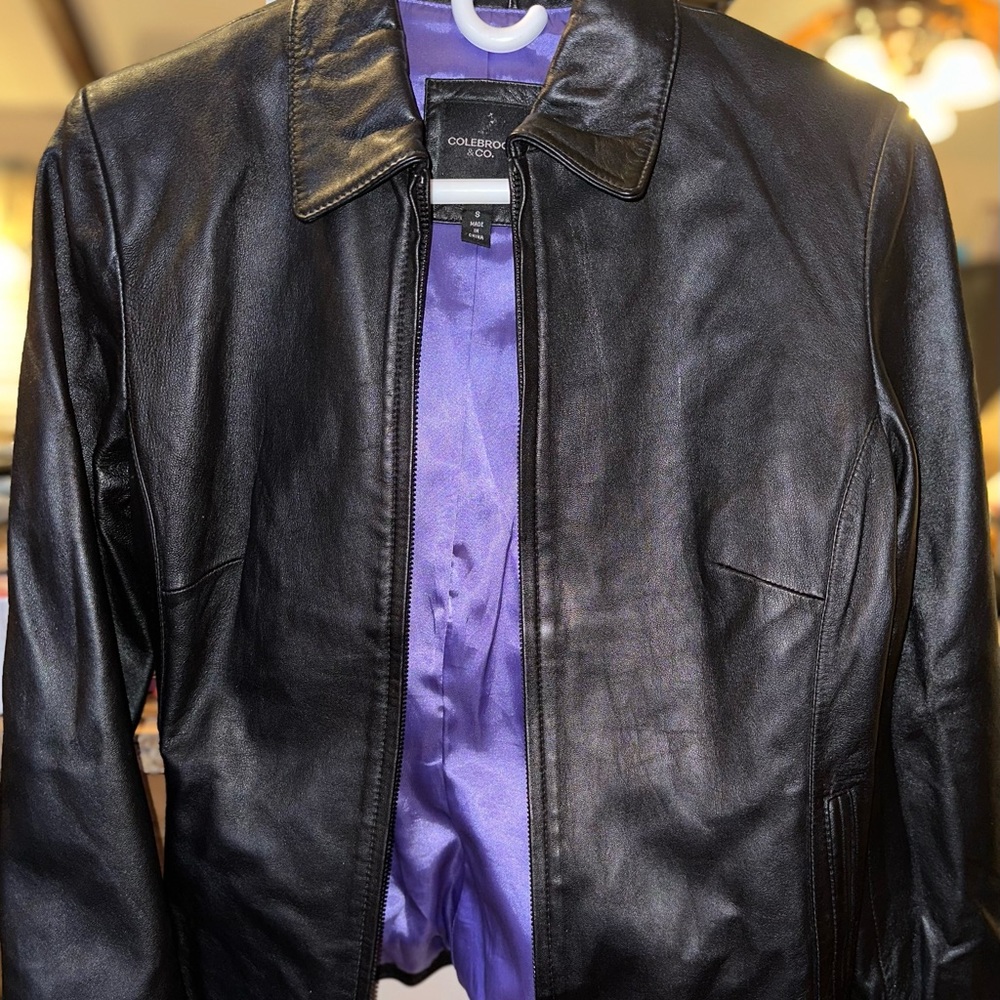 Ladies light Leather jacket